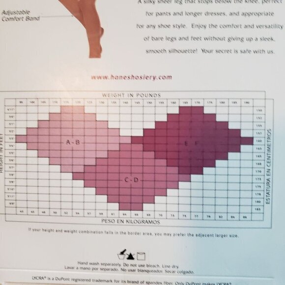 Hanes Silk Reflections Control Top‎ Capri Pantyhose EF Natural XL USA - Picture 2 of 7